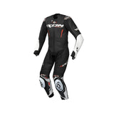 Ixon Vortex 3 Leather Junior Motorcycle Race Suit Black White