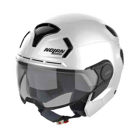 Nolan N30-4 T Classic Metal White Motorcycle Helmet