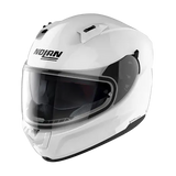 Nolan N60-6 Classic Metal White Motorcycle Helmet