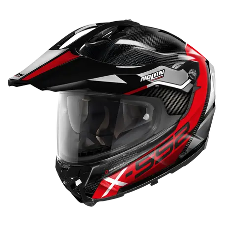 Nolan X-552 Adventure Dinamo Carbon Red Motorcycle Helmet