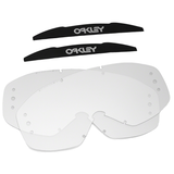 Oakley Replacement Lens XS O Frame MX (Clear) Roll-Off 2 Pack