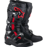 Alpinestars Tech 7 Motocross Boots Black Red Fluo