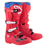 Alpinestars Tech 5 Boots - Bright Red Dark Red Alpine Blue