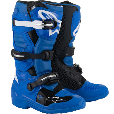 Alpinestars Tech 7S Youth Boots White Blue Black