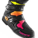 Gaerne SG12 Black Orange Pink Motocross Boots