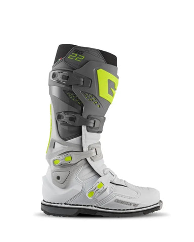 Gaerne SG22 Anthracite White Grey Motocross Boots