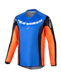 2025 Alpinestars Youth Racer Melt Jersey Orange Blue