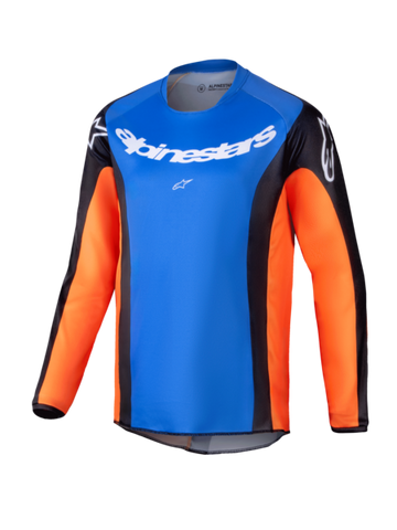 2025 Alpinestars Youth Racer Melt Jersey Orange Blue