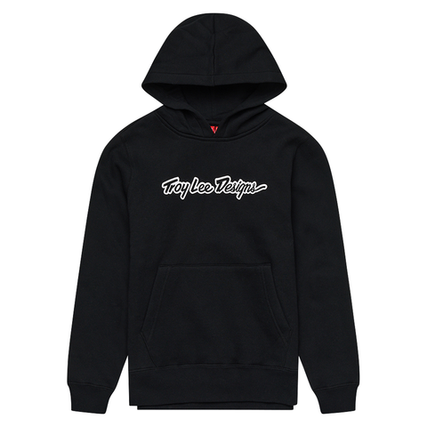 Troy Lee Designs Signature Womens PO Hoodie - Black