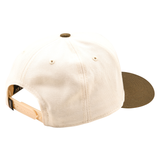 Troy Lee Designs Stamp Curved Snapback Cap - Vintage White Olive