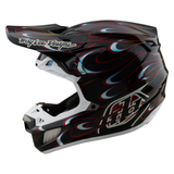 Troy Lee Designs SE5 Carbon Torched Helmet - Black  Red