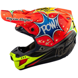 Troy Lee Designs SE5 Composite Helmet Cosmic Explosion Red