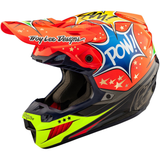 Troy Lee Designs SE5 Composite Helmet Cosmic Explosion Red