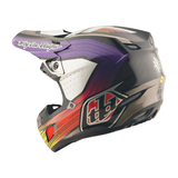 2026 Troy Lee Designs SE5 Carbon Stripes Helmet Black / Purple