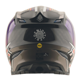 2026 Troy Lee Designs SE5 Carbon Stripes Helmet Black / Purple