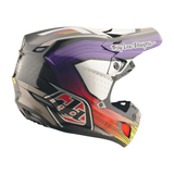 2026 Troy Lee Designs SE5 Carbon Stripes Helmet Black / Purple
