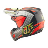 2026 Troy Lee Designs  SE5 Composite Stripes Helmet Black / Infra Red