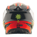 2026 Troy Lee Designs  SE5 Composite Stripes Helmet Black / Infra Red