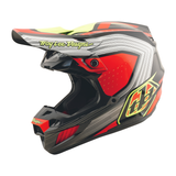 2026 Troy Lee Designs  SE5 Composite Stripes Helmet Black / Infra Red