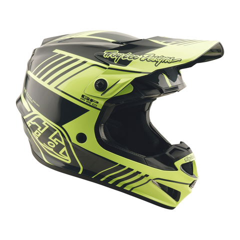 2026 Troy Lee Designs GP PRO Segment Helmet Glo Yellow / Black