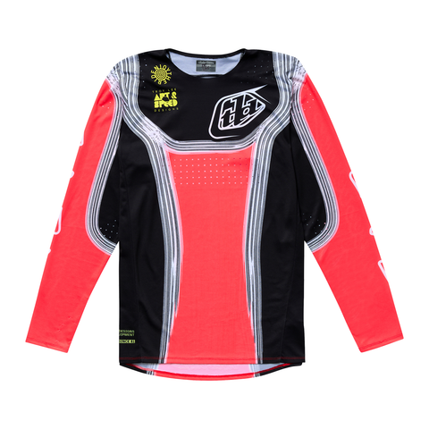2026 Troy Lee Designs SE Pro Stripes Youth Jersey Infra Red / Black