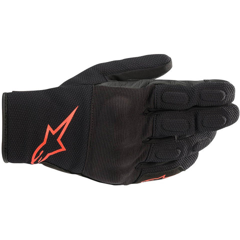 Alpinestars S Max Drystar Gloves Black & Red Fluo