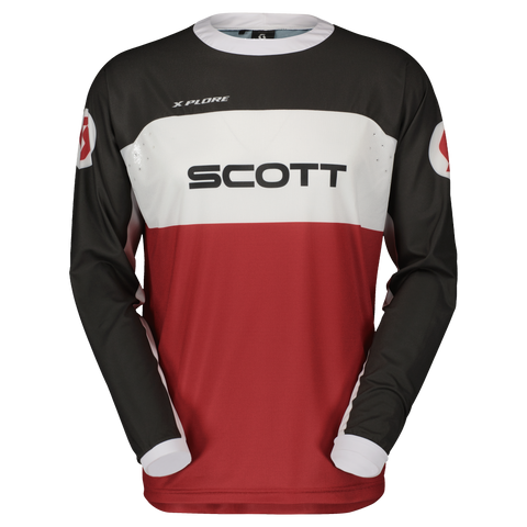 Scott X-Plore Swap Enduro Jersey Red Black