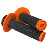 Scott SX II Lock On Motocross Enduro Grips - Black Orange