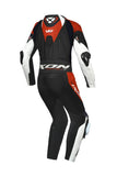 Ixon Vortex 3 Leather Motorcycle Race Suit White Black Red