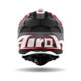 Airoh Aviator 3 Monarch Grey Red Matt MX Helmet