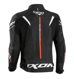 Ixon Jackal Motorcycle Jacket Black White Red