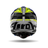 Airoh Aviator 3 Hima Blue Gloss MX Helmet