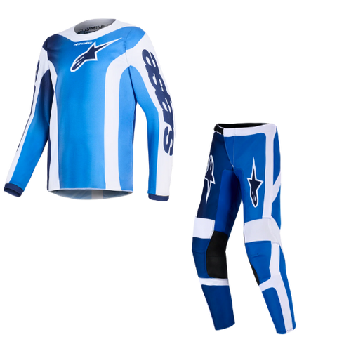 2026 Alpinestars Fluid Portl Kids Kit Combo - Ucla Blue White