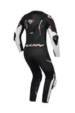 Ixon Vortex 3 Leather Motorcycle Race Suit Black White