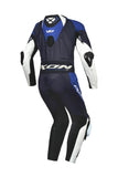 Ixon Vortex 3 Leather Motorcycle Race Suit Blue White