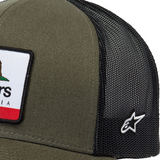 Alpinestars Cali 2.0 Curved Bill Casual Cap - Military Green Black