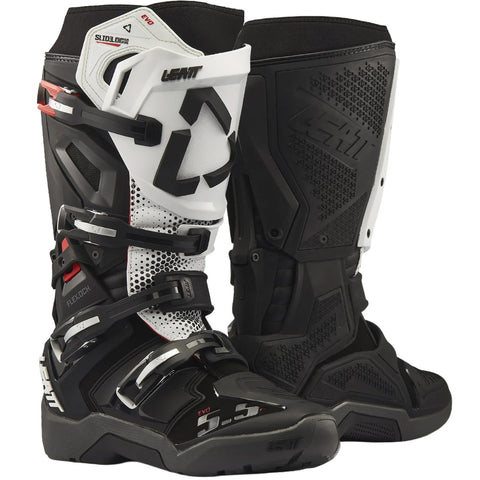 2027 Leatt  5.5 Flexlock Enduro Evo Boots Black White
