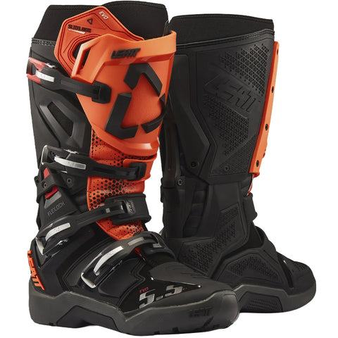 2027 Leatt  5.5 Flexlock Enduro Evo Boots Black Orange