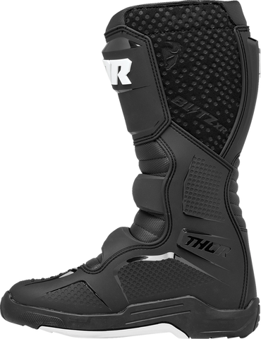 Thor Blitz XR Black Motocross Boots – AT Motocross Thor Blitz XR Black Motocross Boots – AT Motocross