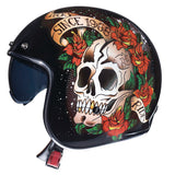 MT Le Mans 2 Skull & Roses Black & Red