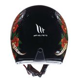 MT Le Mans 2 Skull & Roses Black & Red