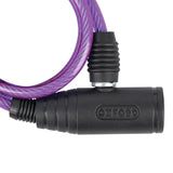 Oxford Bumper Cable Lock Purple 6mm x 600mm