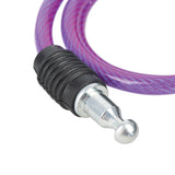 Oxford Bumper Cable Lock Purple 6mm x 600mm