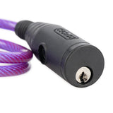 Oxford Bumper Cable Lock Purple 6mm x 600mm