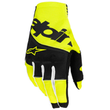 2025 Alpinestars Techstar Gloves - Black Yellow Fluo