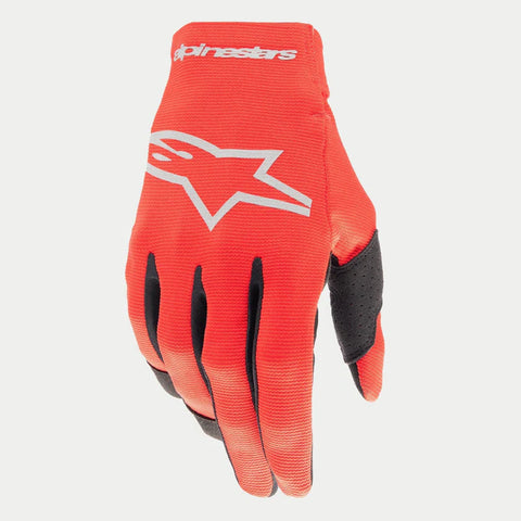 2025 Alpinestars Radar Gloves - Mars Red Silver