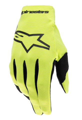 2025 Alpinestars Radar Gloves - Yellow Fluo Black