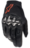 Alpinestars Megawatt V2 Gloves - Black Red Fluo