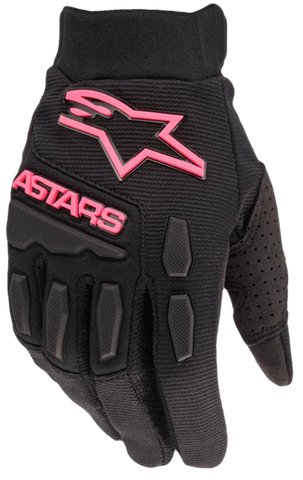 Alpinestars Womens Stella Full Bore Gloves - Black Pink Fluo