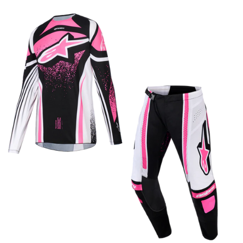 2026 Alpinestars Woman Stella Nomur Kit Combo Blue White Fuschia